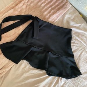 Black Skirt with belt loops